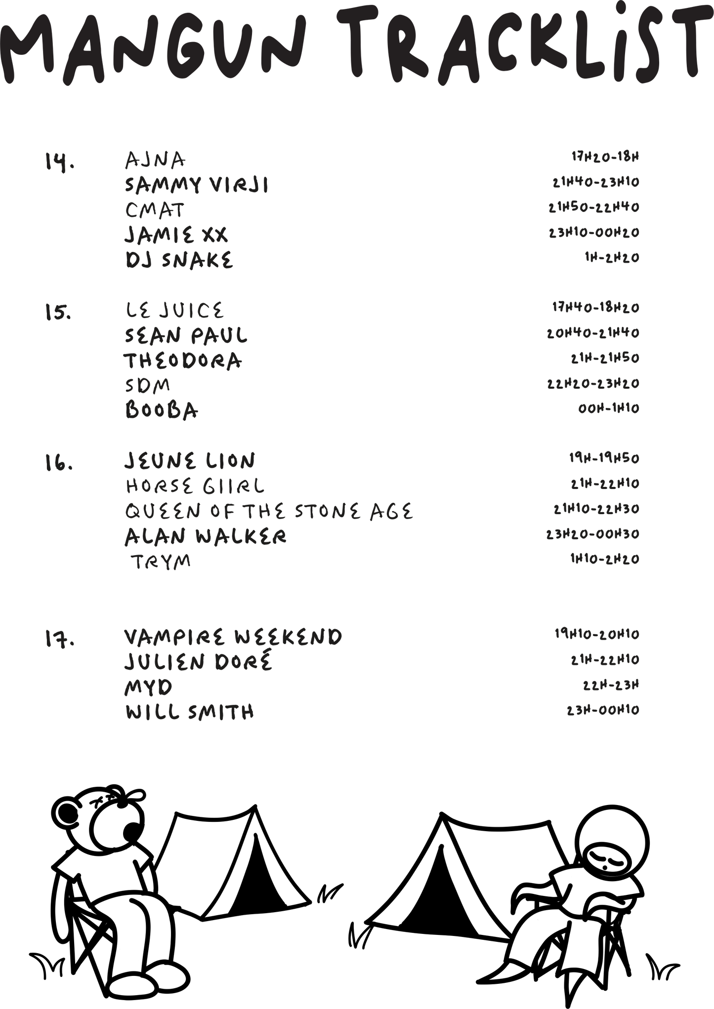 T-shirt Cabaret Vert 2025